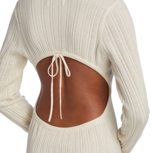 Rain Ribbed Open-Back Dress - Picture 2 of 9